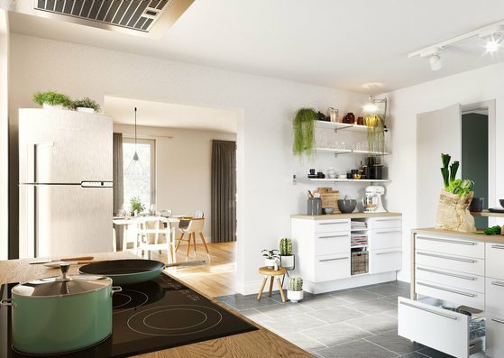 Flair-152-RE-Kueche-1 Großer Wohn-Essbereich