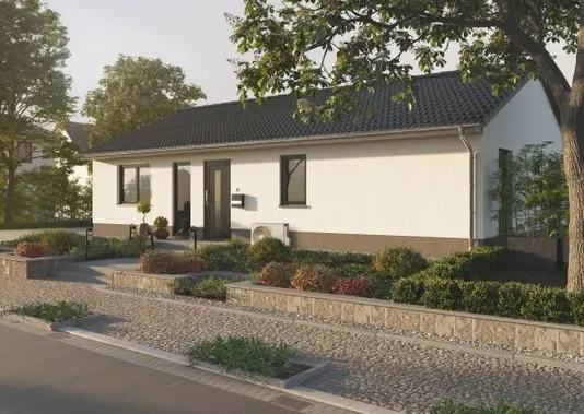 Bungalow-100-Jubilaeums-Haus-Strassenansicht